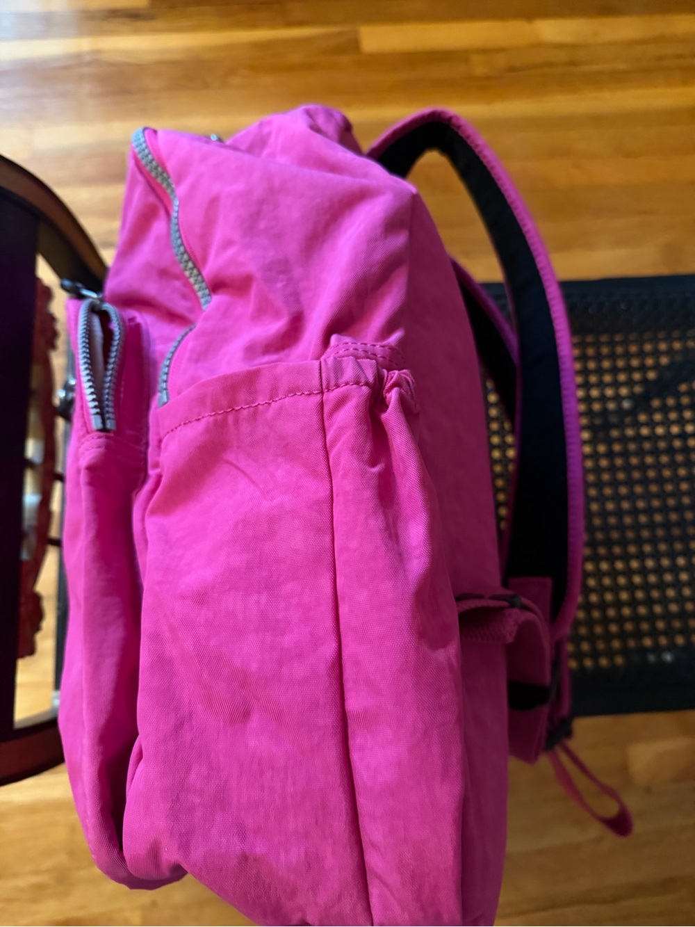 Authentic Kipling Pink Backpack - Picture 12 of 13